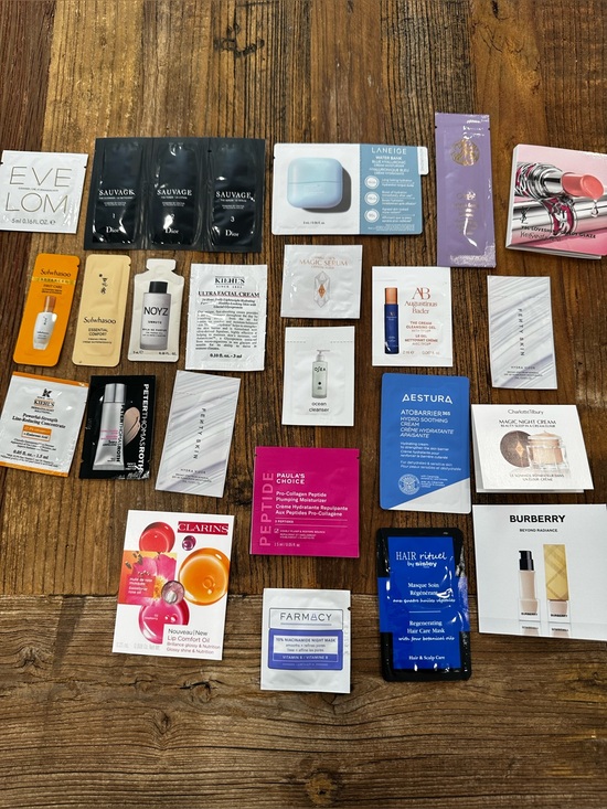 Other - Assorted Women’s Skincare Sample Pack - Mixed Brands - Pink & Blue